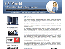 Tablet Screenshot of cvworld.net